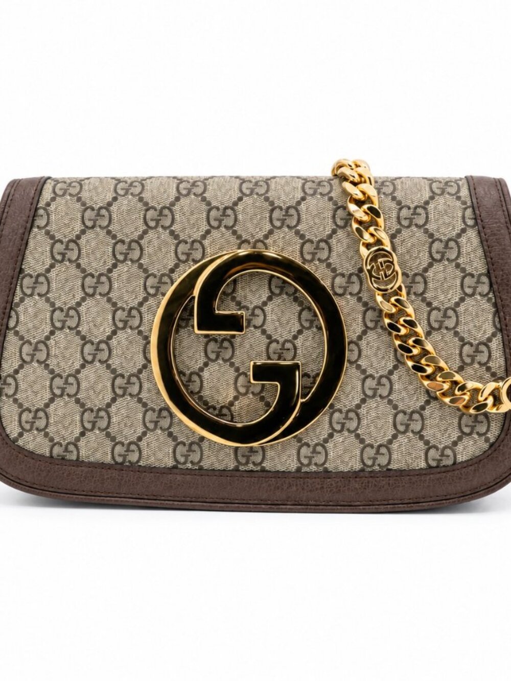 Gucci Blondie GG Supreme Canvas Clutch Bag (Pre-Owned)